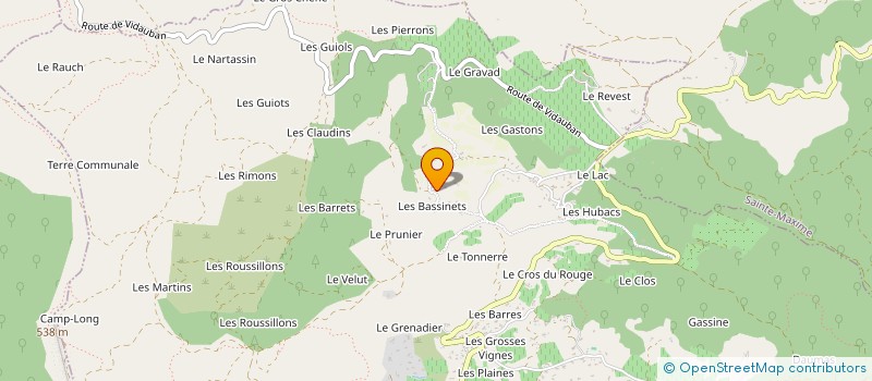 localisation de l'entreprise MADAME JULIE TABONI à LE PLAN-DE-LA-TOUR