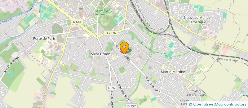 localisation de l'entreprise MADAME JULIE TAILLIEU à CAMBRAI