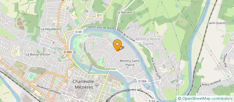 localisation de l'entreprise MADAME JULIE TAMBURRINO  CHARLEVILLE-MEZIERES