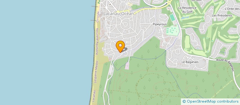 localisation de l'entreprise MADAME JULIE TASTET  LACANAU