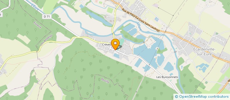 localisation de l'entreprise MADAME JULIE TAVERNIER  CLEF VALLEE D'EURE