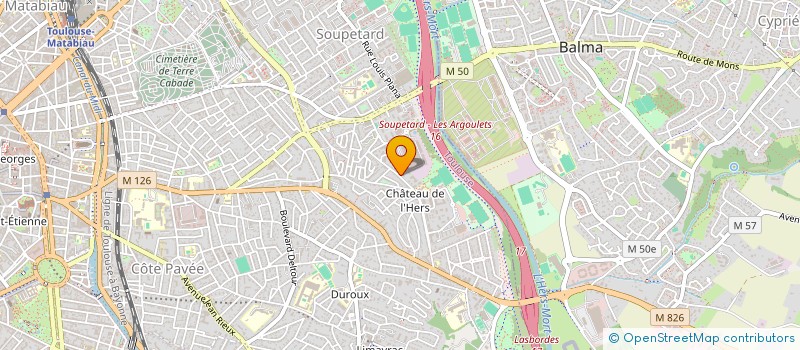 localisation de l'entreprise MADAME JULIE TAYOUCHE  TOULOUSE