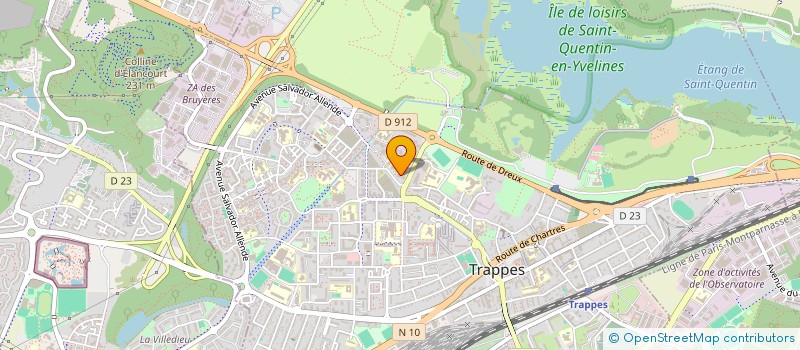 localisation de l'entreprise MADAME JULIE TCHUITIO  TRAPPES