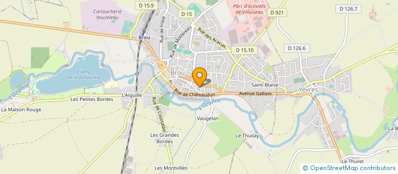 localisation de l'entreprise MADAME JULIE TEILLEUX à BROU