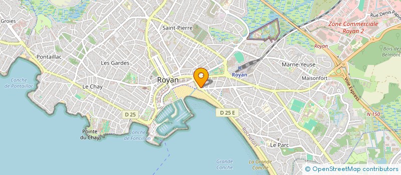 localisation de l'entreprise MADAME JULIE TENIN  ROYAN