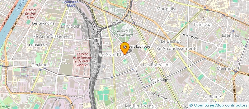 localisation de l'entreprise MADAME JULIE TERSIGNI  LYON