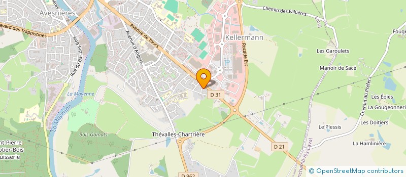 localisation de l'entreprise MADAME JULIE TESSIER  RENNES