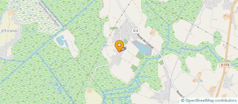 localisation de l'entreprise MADAME JULIE TESSIER-HAURET  DONGES