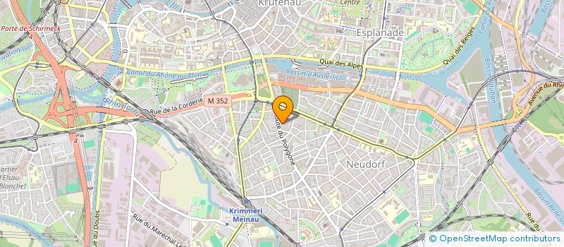 localisation de l'entreprise MADAME JULIE THARIN à STRASBOURG