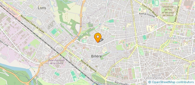 localisation de l'entreprise MADAME JULIE THEAUX  BILLERE