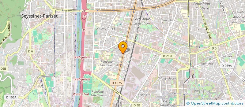 localisation de l'entreprise MADAME JULIE THERIZOL à GRENOBLE