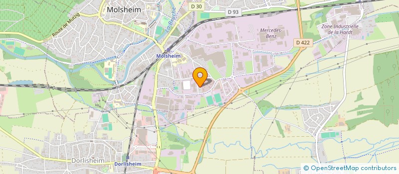 localisation de l'entreprise MADAME JULIE THIERS à MOLSHEIM