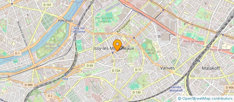 localisation de l'entreprise MADAME JULIE THIRIEZ à ISSY-LES-MOULINEAUX