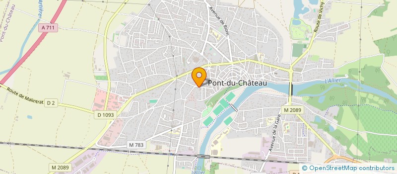 localisation de l'entreprise MADAME JULIE THOINET  PONT-DU-CHATEAU