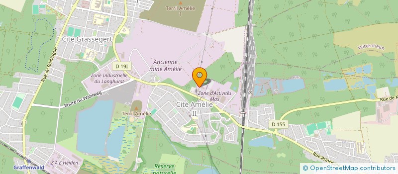 localisation de l'entreprise MADAME JULIE THOMANN  WITTELSHEIM