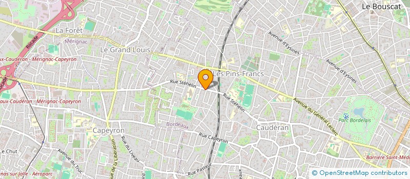 localisation de l'entreprise MADAME JULIE THOMAS  BORDEAUX