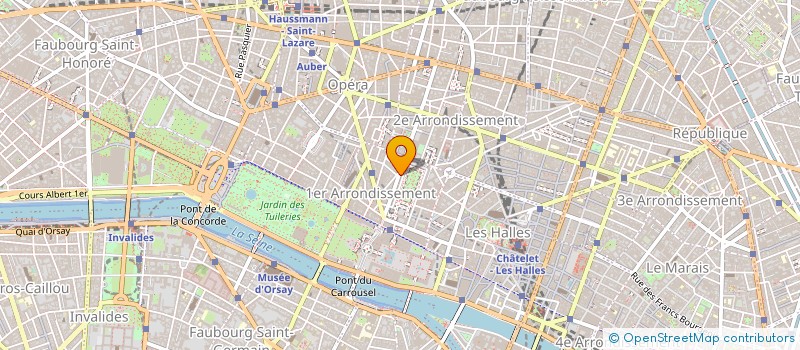 localisation de l'entreprise MADAME JULIE THOMAS à PARIS