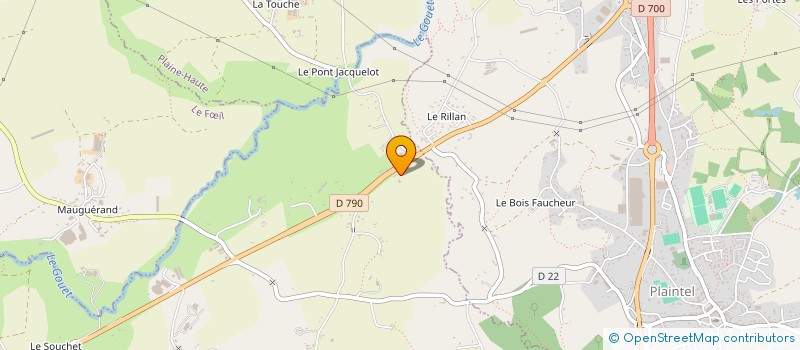 localisation de l'entreprise MADAME JULIE THOMAS  SAINT-BRANDAN