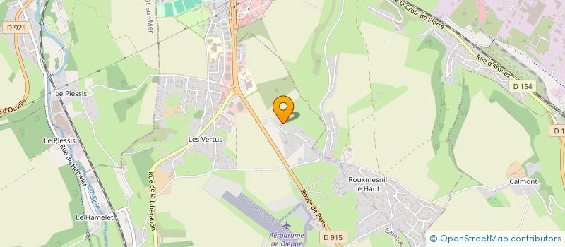 localisation de l'entreprise MADAME JULIE THOMAS  SAINT-AUBIN-SUR-SCIE