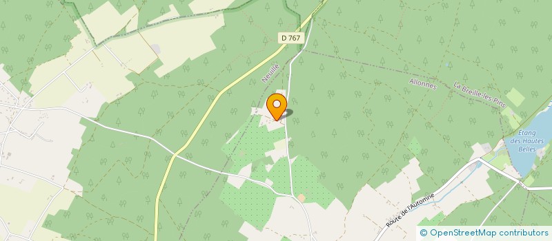 localisation de l'entreprise MADAME JULIE THOMINE-DESMAZURES  ALLONNES