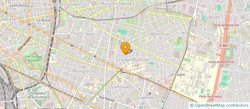 localisation de l'entreprise MADAME JULIE THORE  LYON