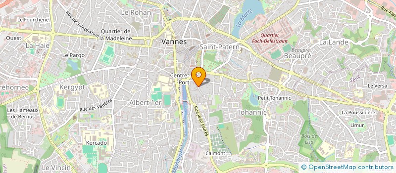 localisation de l'entreprise MADAME JULIE THOREL à VANNES