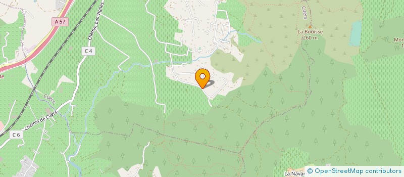 localisation de l'entreprise MADAME JULIE THOUIN  CUERS