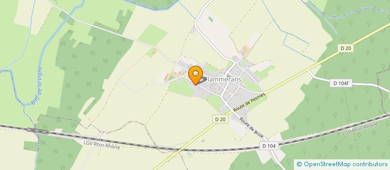 localisation de l'entreprise MADAME JULIE THOUVIOT  FLAMMERANS