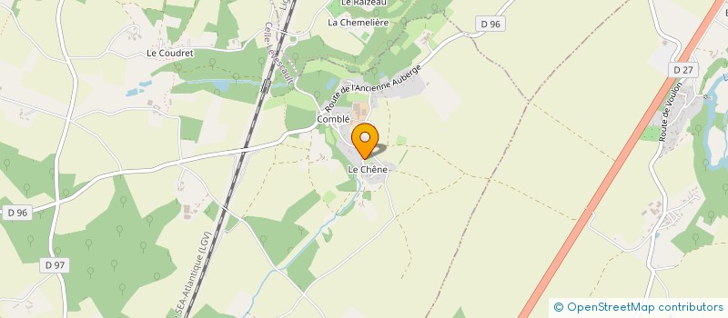 localisation de l'entreprise MADAME JULIE TILLET  CELLE-LEVESCAULT