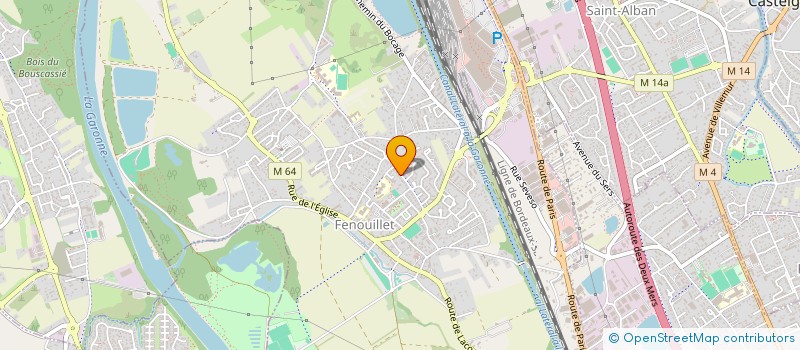 localisation de l'entreprise MADAME JULIE TILLIER  FENOUILLET