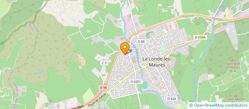 localisation de l'entreprise MADAME JULIE TIMONCINI  LA LONDE-LES-MAURES