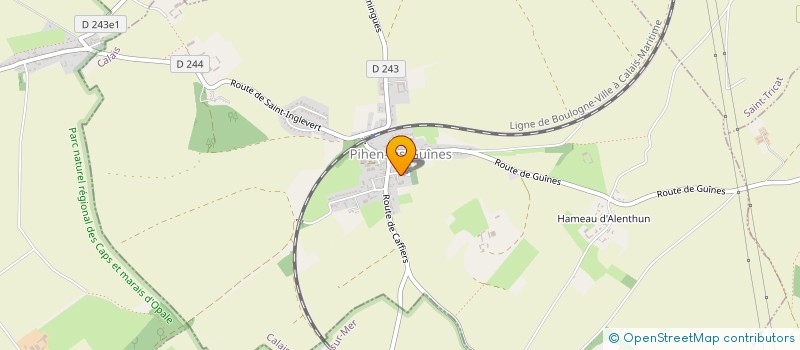 localisation de l'entreprise MADAME JULIE TIRMARCHE  PIHEN-LES-GUINES