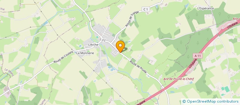 localisation de l'entreprise MADAME JULIE TISSERAND  FAY