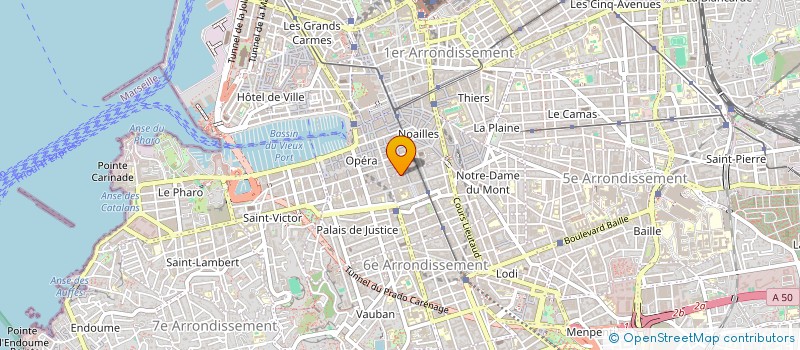 localisation de l'entreprise MADAME JULIE TISSIER à MARSEILLE