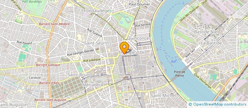 localisation de l'entreprise MADAME JULIE TOMAS  BORDEAUX