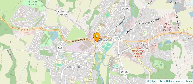 localisation de l'entreprise MADAME JULIE TONCHIA  PONT-DE-CHERUY