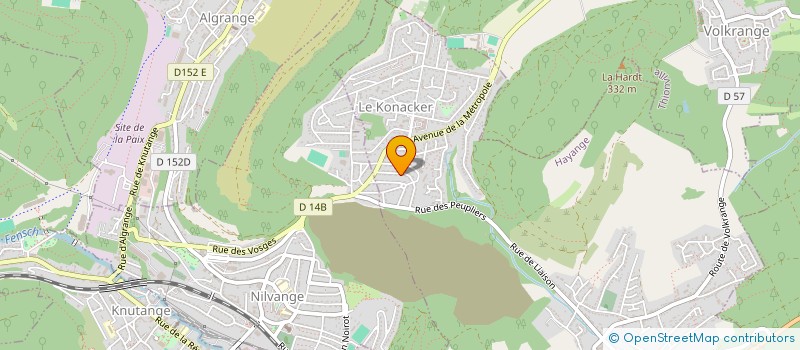 localisation de l'entreprise MADAME JULIE TOT  HAYANGE