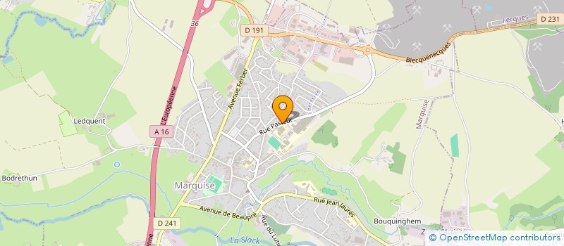 localisation de l'entreprise MADAME JULIE TOURMEZ  MARQUISE