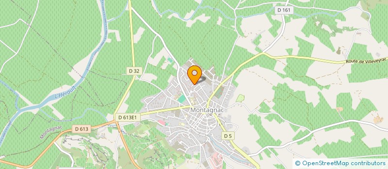 localisation de l'entreprise MADAME JULIE TOURNEMIRE  MONTAGNAC