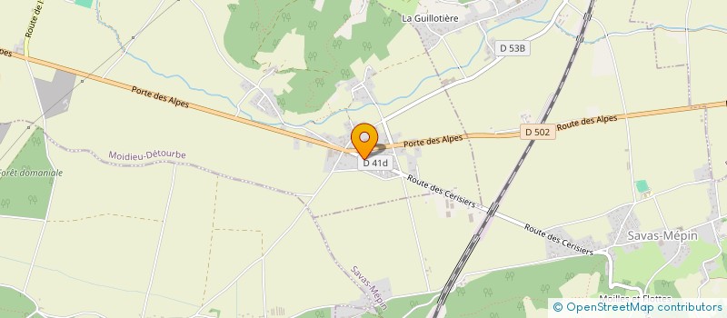 localisation de l'entreprise MADAME JULIE TOUVIGNON  MOIDIEU-DETOURBE