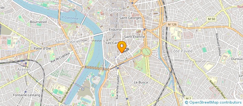 localisation de l'entreprise MADAME JULIE TOUYET  TOULOUSE