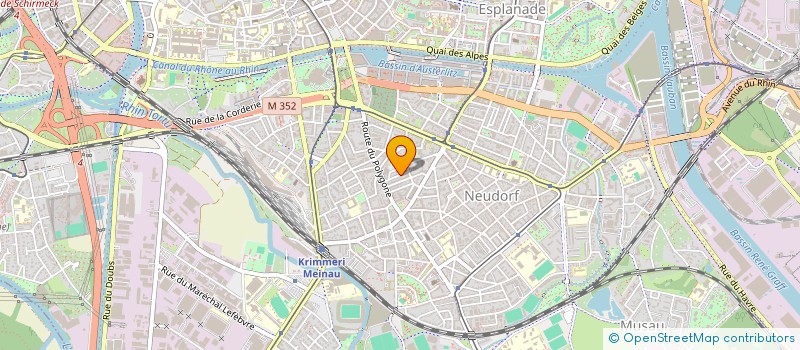 localisation de l'entreprise MADAME JULIE TRAN à STRASBOURG