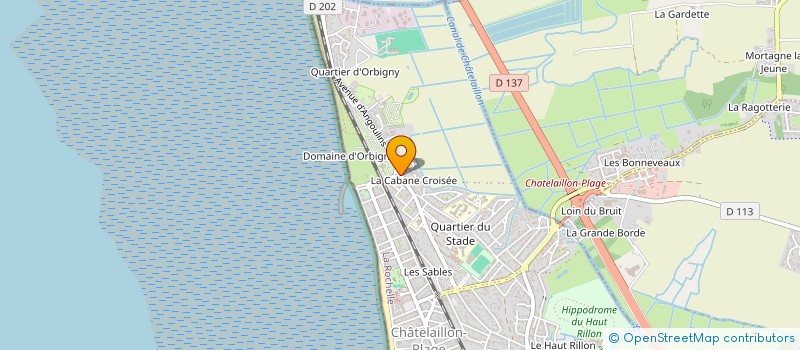 localisation de l'entreprise MADAME JULIE TRANCHANT  LA ROCHELLE