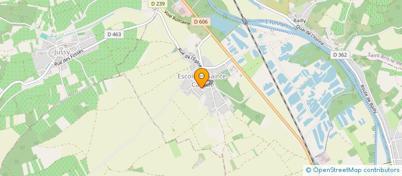 localisation de l'entreprise MADAME JULIE TRAVAILLEE  CHAMPS-SUR-YONNE