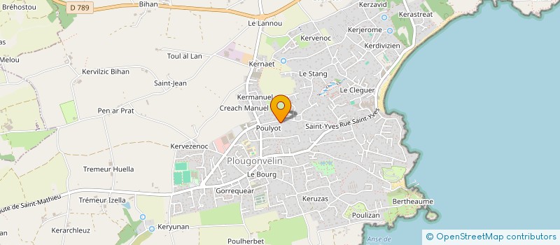 localisation de l'entreprise MADAME JULIE TREGUIER  PLOUGONVELIN