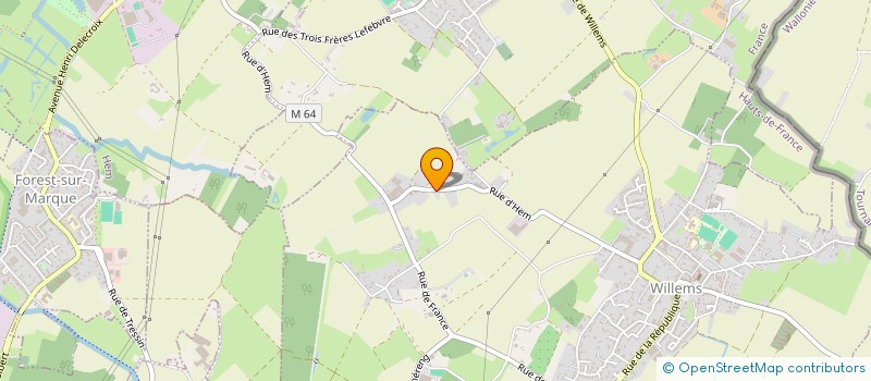 localisation de l'entreprise MADAME JULIE TREMOLIERES  WILLEMS