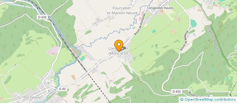 localisation de l'entreprise MADAME JULIE TREVES  LONGEVILLES-MONT-D'OR