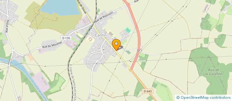 localisation de l'entreprise MADAME JULIE TREVISAN  CANTIN