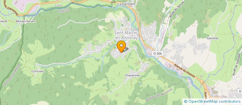 localisation de l'entreprise MADAME JULIE TRILLAT à SAINT-MARCEL-LES-ANNONAY