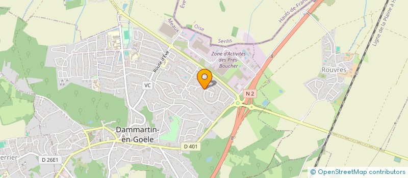 localisation de l'entreprise MADAME JULIE TROUILLET à SAINT-PATHUS